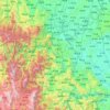 Leshan topographic map, elevation, terrain
