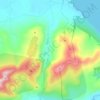 Dunloe Upper topographic map, elevation, terrain