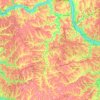 Raccoon Creek topographic map, elevation, terrain