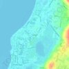 Susupe topographic map, elevation, terrain