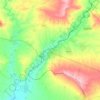 Khabat District topographic map, elevation, terrain