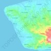 Rincón topographic map, elevation, terrain