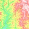 Bela Vista de Goiás topographic map, elevation, terrain