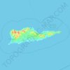 Saint Croix District topographic map, elevation, terrain