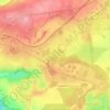 Lanark Loch topographic map, elevation, terrain