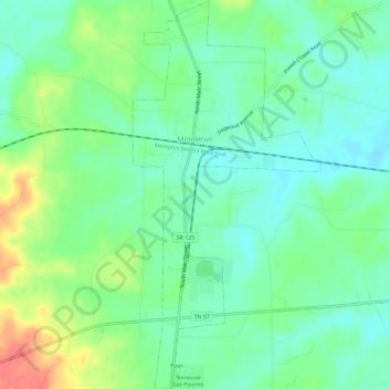 Middleton topographic map, elevation, terrain