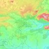 Mandu topographic map, elevation, terrain