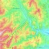 Dofteana topographic map, elevation, terrain