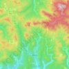 Toho topographic map, elevation, terrain