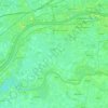 West Maas en Waal topographic map, elevation, terrain