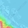 Eden Island topographic map, elevation, terrain