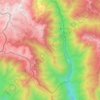 Doklam topographic map, elevation, terrain
