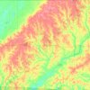 Grady County topographic map, elevation, terrain