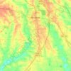 Moultrie topographic map, elevation, terrain