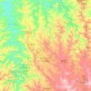 Santa Izabel do Oeste topographic map, elevation, terrain