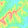 Trecastelli topographic map, elevation, terrain