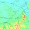 Xinbei Subdistrict topographic map, elevation, terrain