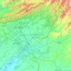 Territoire fédéral d'Islamabad topographic map, elevation, terrain