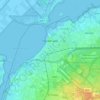 Harderwijk topographic map, elevation, terrain