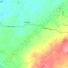 Buerton topographic map, elevation, terrain