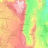 Elgeyo-Marakwet topographic map, elevation, terrain