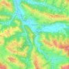 Nauviale topographic map, elevation, terrain