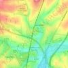 Headbourne Worthy topographic map, elevation, terrain