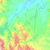 Larino topographic map, elevation, terrain