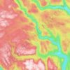 Sør-Aurdal topographic map, elevation, terrain