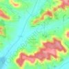 Sainte-Juliette topographic map, elevation, terrain