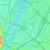 13th district topographic map, elevation, terrain