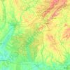 Cahaba River topographic map, elevation, terrain
