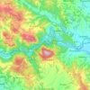 PIO Ovčar-Kablar Gorge topographic map, elevation, terrain