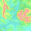 Имандра topographic map, elevation, terrain