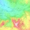 Honaz topographic map, elevation, terrain