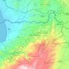 Akkar Governorate topographic map, elevation, terrain