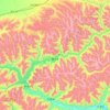 Tanggo topographic map, elevation, terrain