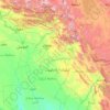 Iraqi Kurdistan Region topographic map, elevation, terrain