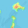 Aua / King Billy Island topographic map, elevation, terrain