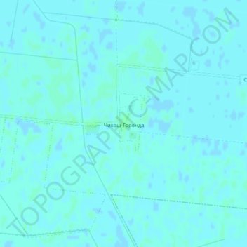 Chykosh-Horonda topographic map, elevation, terrain