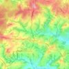 Hawkhurst topographic map, elevation, terrain