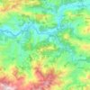 Galchi topographic map, elevation, terrain