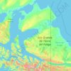 Provincia de Tierra del Fuego topographic map, elevation, terrain