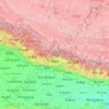 Nepal topographic map, elevation, terrain