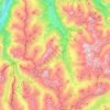 Surses topographic map, elevation, terrain