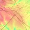 South C ward topographic map, elevation, terrain