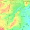 Kington Langley topographic map, elevation, terrain