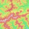 Kopanice topographic map, elevation, terrain