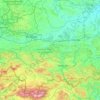 Voivodato de Pequeña Polonia topographic map, elevation, terrain