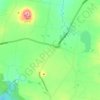 Newlyn topographic map, elevation, terrain